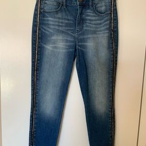 White House Black Market Blue Skinny Jeans